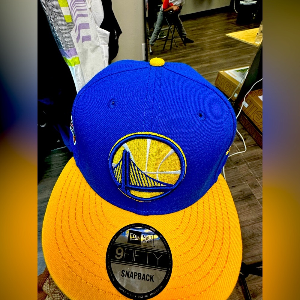 New Era Golden State Warriors 2017 championship patch SnapBack